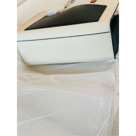 NWT Marc Jacobs Mini Grind Colorblock Leather Tote Bag sandshell multi - Picture 9 of 9